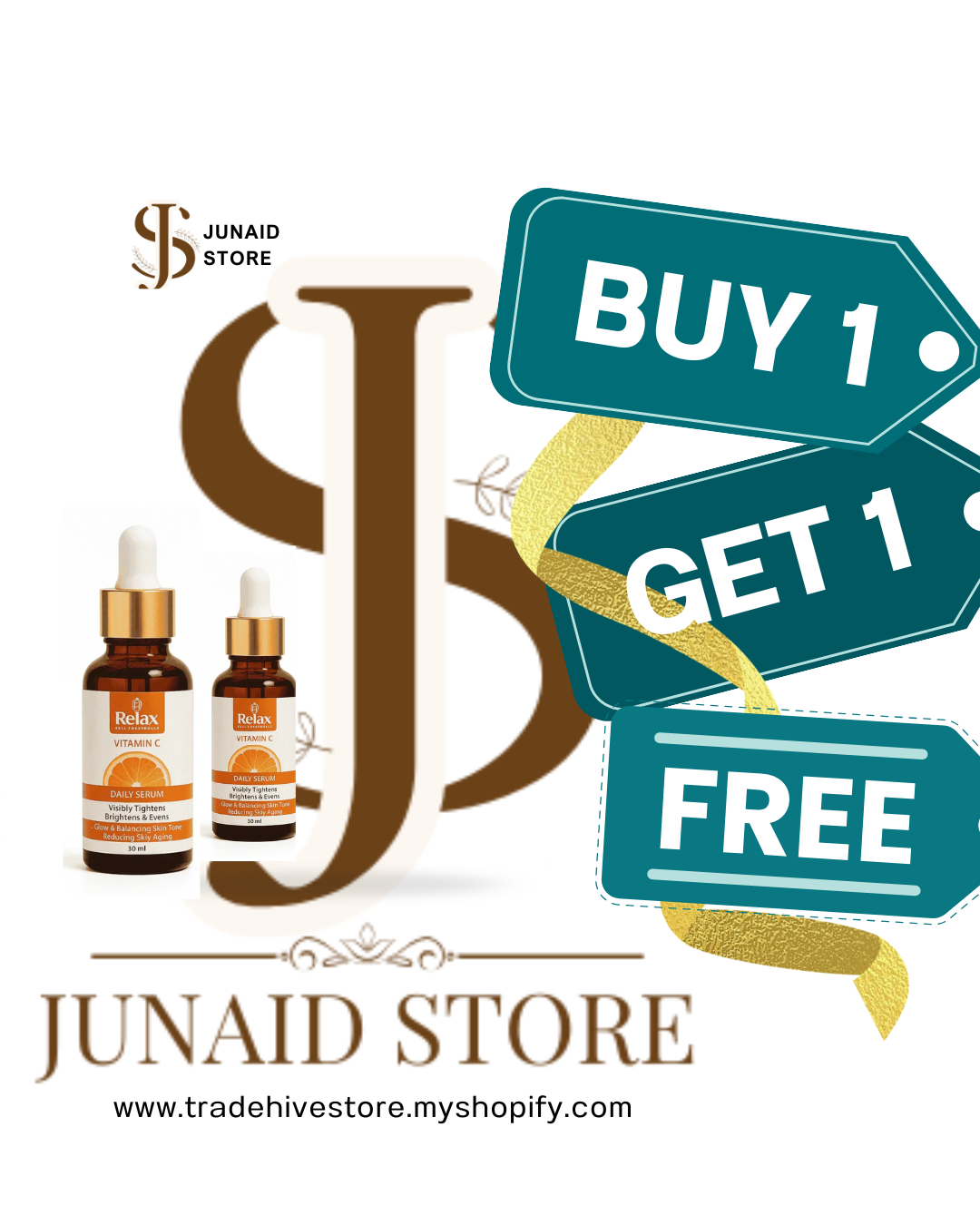 Relax Vitamin C Daily Serum - 30ml | Brightening & Anti-Aging Facial Serum