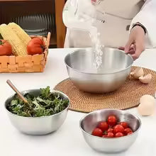 Set Of 5 Stainless Steel Bowl Vessel With Lids