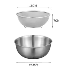 Set Of 5 Stainless Steel Bowl Vessel With Lids
