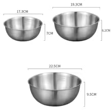 Set Of 5 Stainless Steel Bowl Vessel With Lids