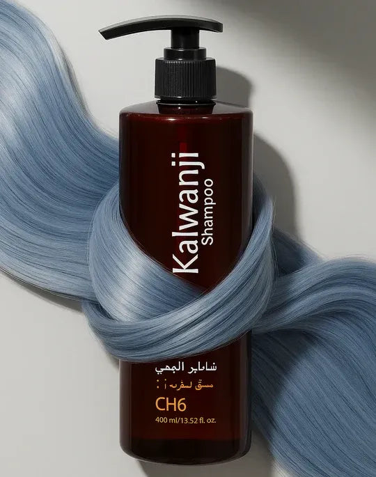 Organic Kalwanji Shampoo CH6 Herbal Black Seed Hair Cleanser Providing Natural Care Gentle Formula - 250ML