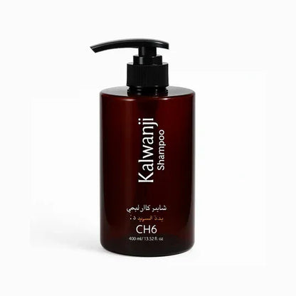 Organic Kalwanji Shampoo CH6 Herbal Black Seed Hair Cleanser Providing Natural Care Gentle Formula - 250ML