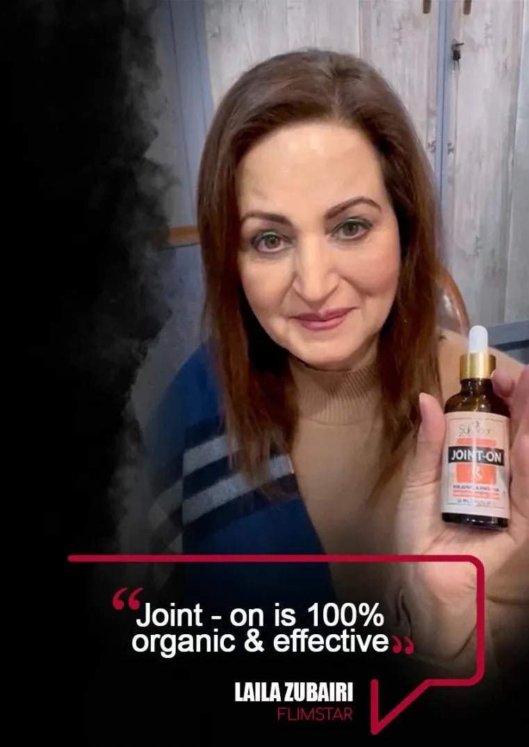 Sukoon Joint On Essential Oil Blend for pain in joints, back pain, arthritis pain, knee pain, tennis elbow, strains and sprains (30ml)